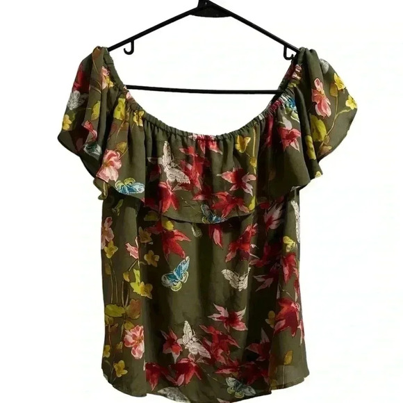 Anthro Maeve Vallita Off The Shoulder Top Size Medium - Picture 2 of 5